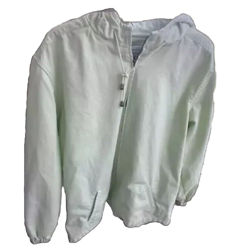 Christopher & Banks Women’s Stain Water Resistant Jacket lime green